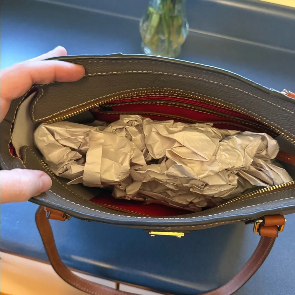 Dooney & Bourke Pebble Grain Small Lexington, Elephant - Picture 4 of 9